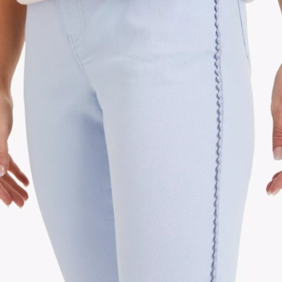 Phase Eight 'Pixie' Skinny Crop Scallop Jeans - Picture 4 of 10